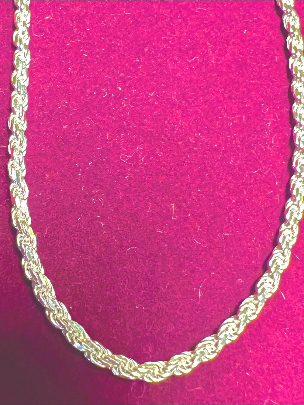 SOLID Sterling Silver 20” Thick Rope Chain Necklace (925 from Italy)